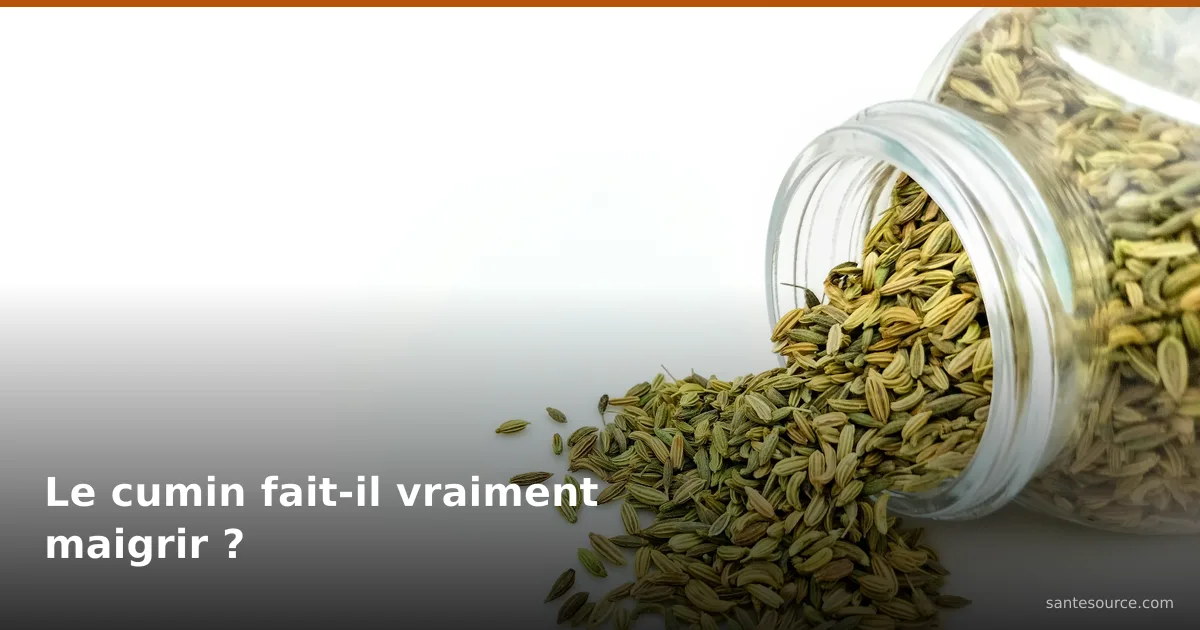 Graines de cumin (kamoun) versées d'un bocal en verre, base de la tisane minceur traditionnelle marocaine