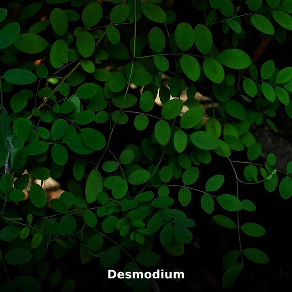 Photographie de Desmodium (Desmodium adscendens), plante médicinale africaine de la phytothérapie traditionnelle