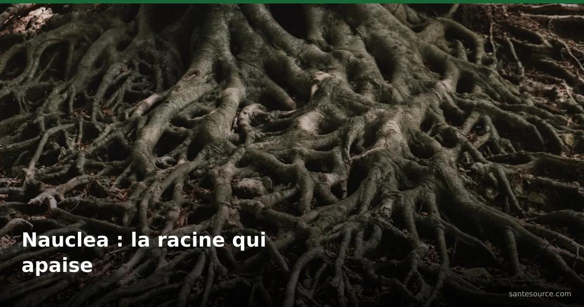 Entrelacs de racines évoquant la décoction de Nauclea latifolia contre la diarrhée et les crampes
