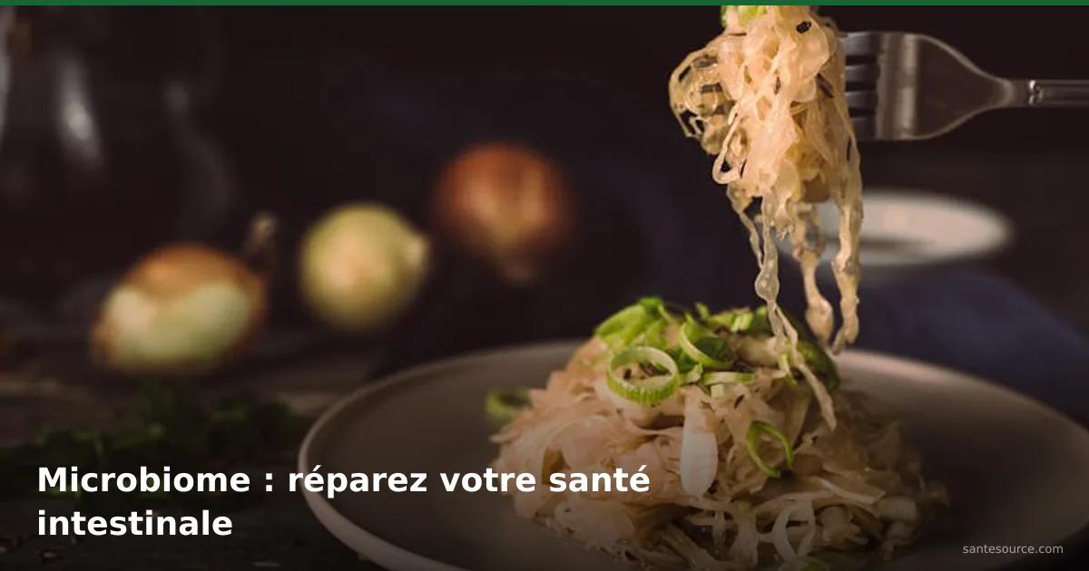 Chou fermenté riche en probiotiques naturels pour améliorer la santé intestinale et le microbiome