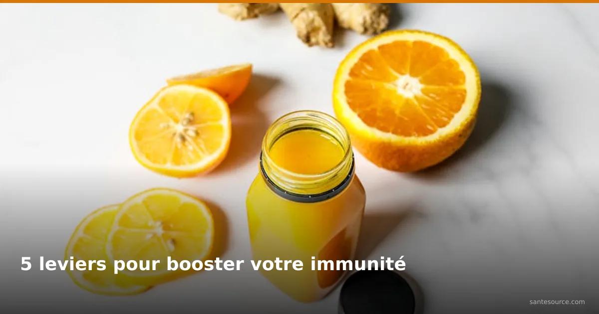 Jus d'orange vitaminé avec agrumes et gingembre frais pour booster le système immunitaire naturellement