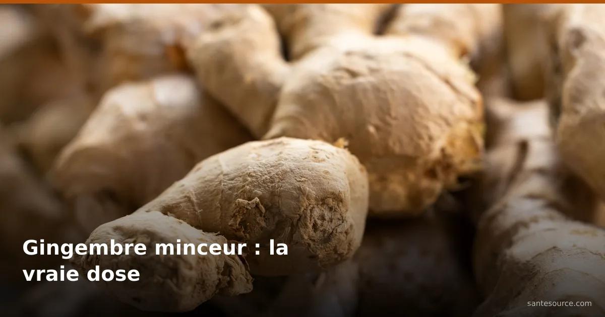 Racines de gingembre frais sur un étal, remède naturel pour la perte de poids du ventre