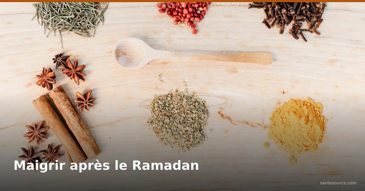 Épices et plantes du souk marocain — cumin, cannelle, anis — pour maigrir après le Ramadan
