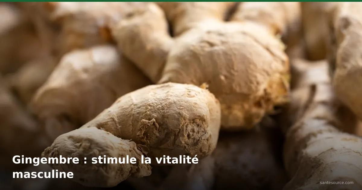Racines de gingembre frais en gros plan, stimulant naturel de la vitalité masculine prouvé