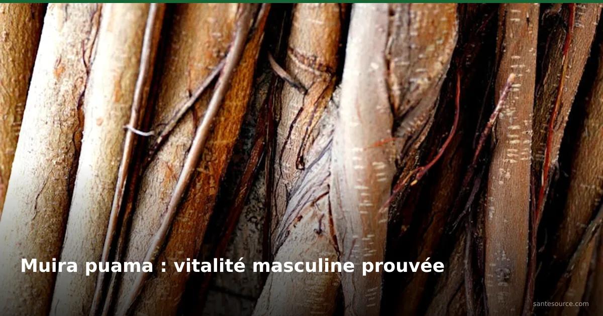 Écorces de bois tropicales séchées évoquant le muira puama, plante africaine pour la vitalité masculine